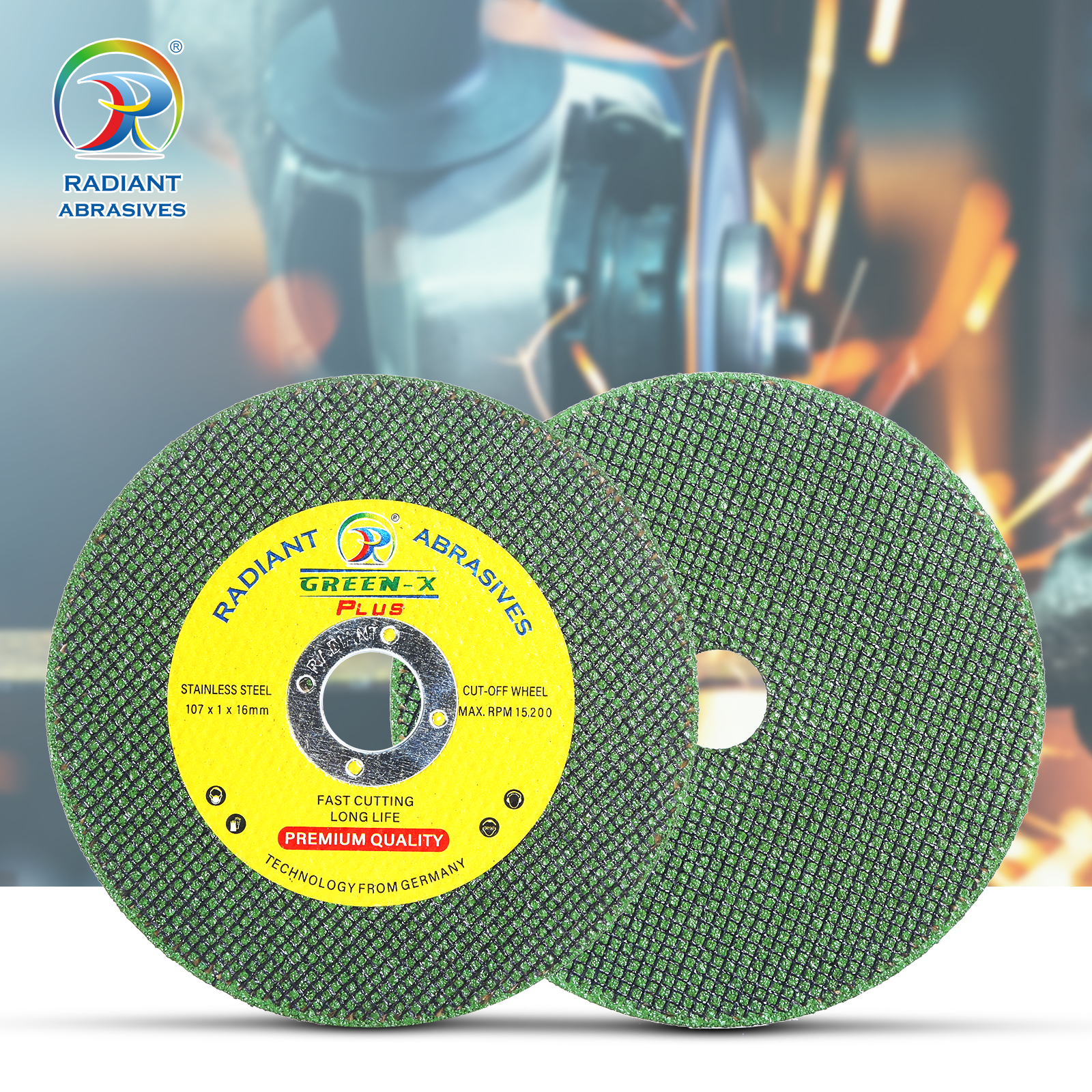 Cutting Wheel GreenX PLUS (4" & 14")